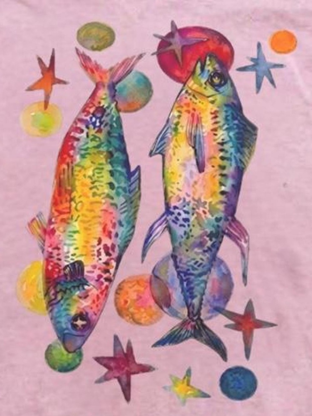 Pink Fish Graphic Tee - Picture 2 of 4